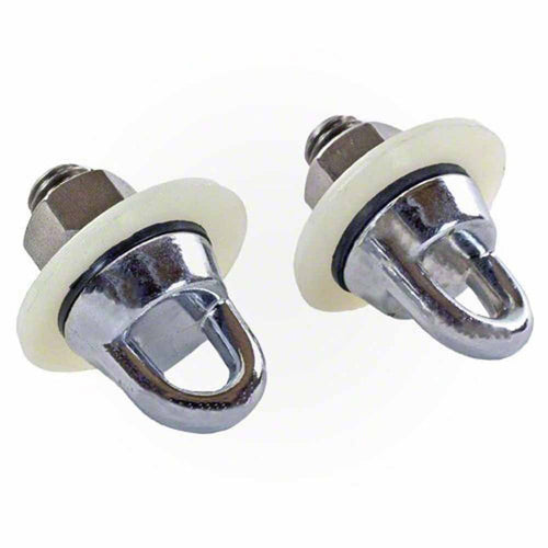 Chrome Plated Wall Anchor Set - Great Backyard Place