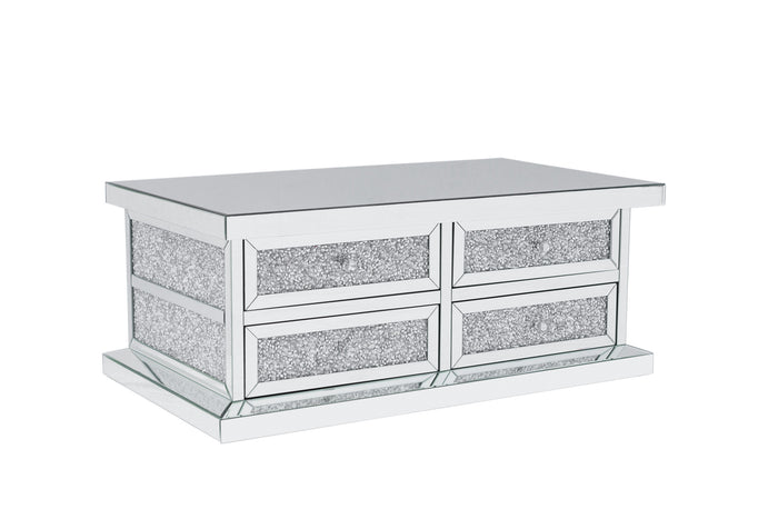 CLEARANCE!  8 Drawers Coffee Table with Crushed Diamonds