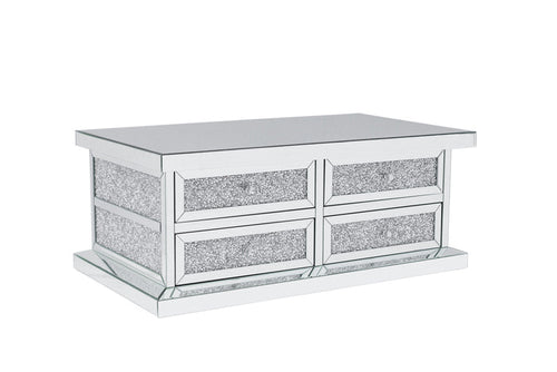 CLEARANCE!  8 Drawers Coffee Table with Crushed Diamonds