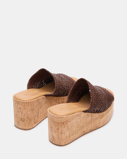 COASTAL BROWN RAFFIA