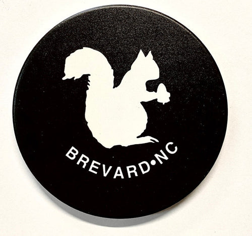 Coasters - Ceramic - Absorbent with White Squirrel & Brevard, NC