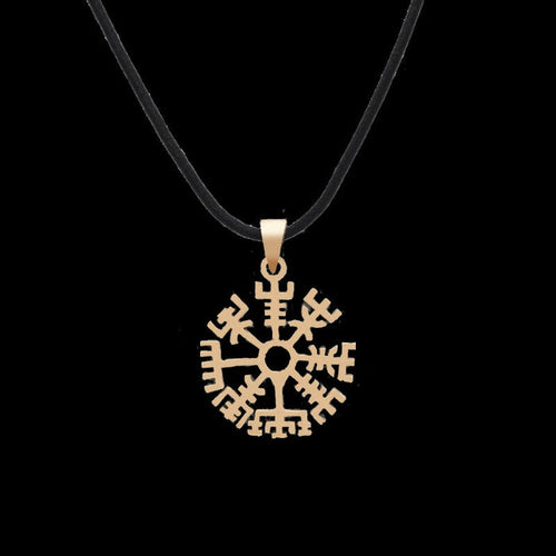 vkngjewelry Pendant Clean Bronze Vegvisir Pendant