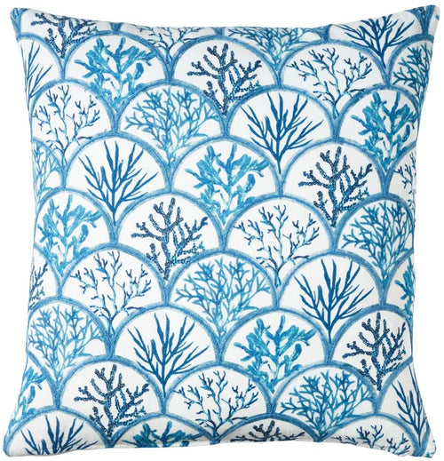 Coral Bleu Cushion