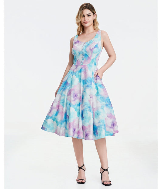 Cotton Candy Skies Heidi Dress