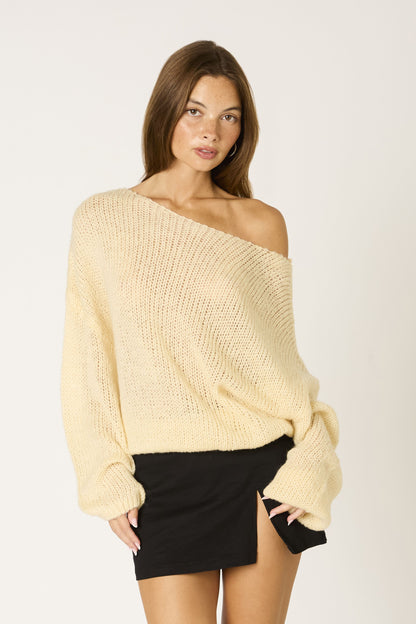 Oversized Slouch Knit Sweater