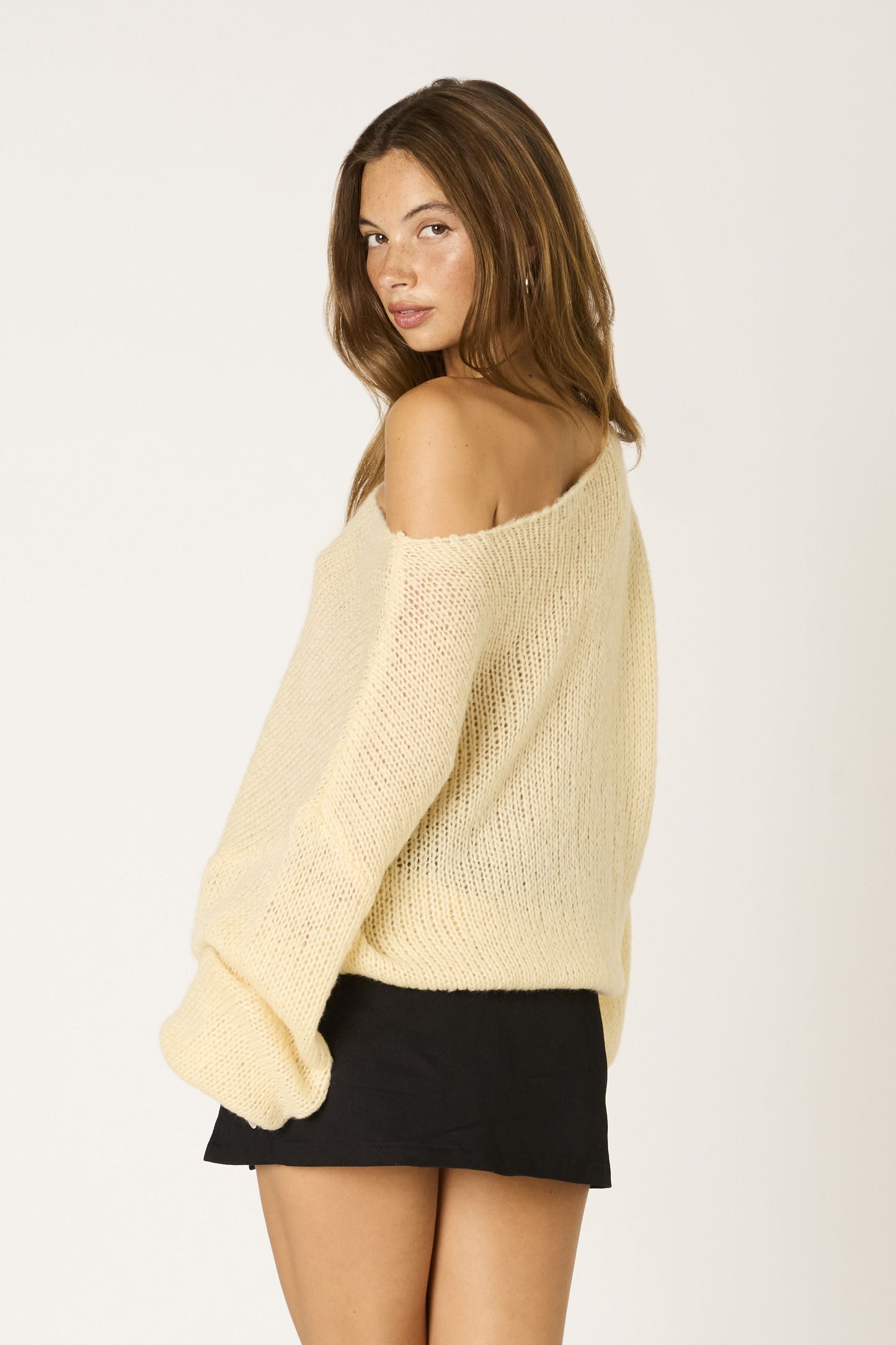 Oversized Slouch Knit Sweater