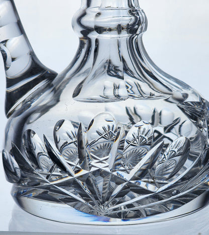 Cut glass abp Antique handled cruid