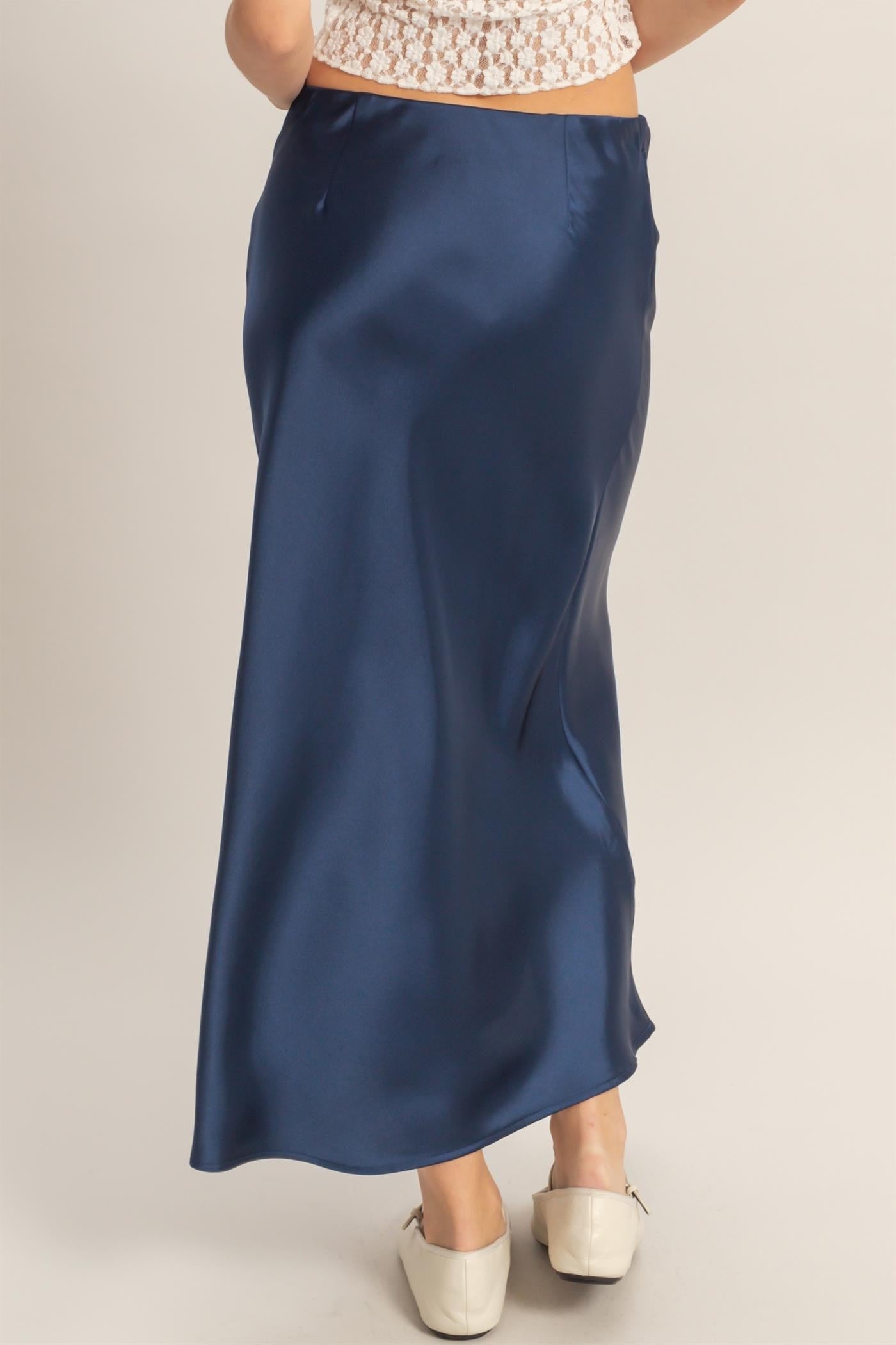 Satin Maxi Skirt