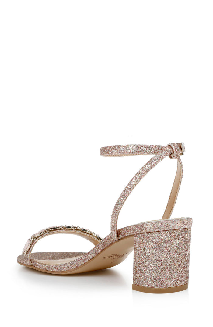 Rosegold | Danni Low Block Heel Sandal
