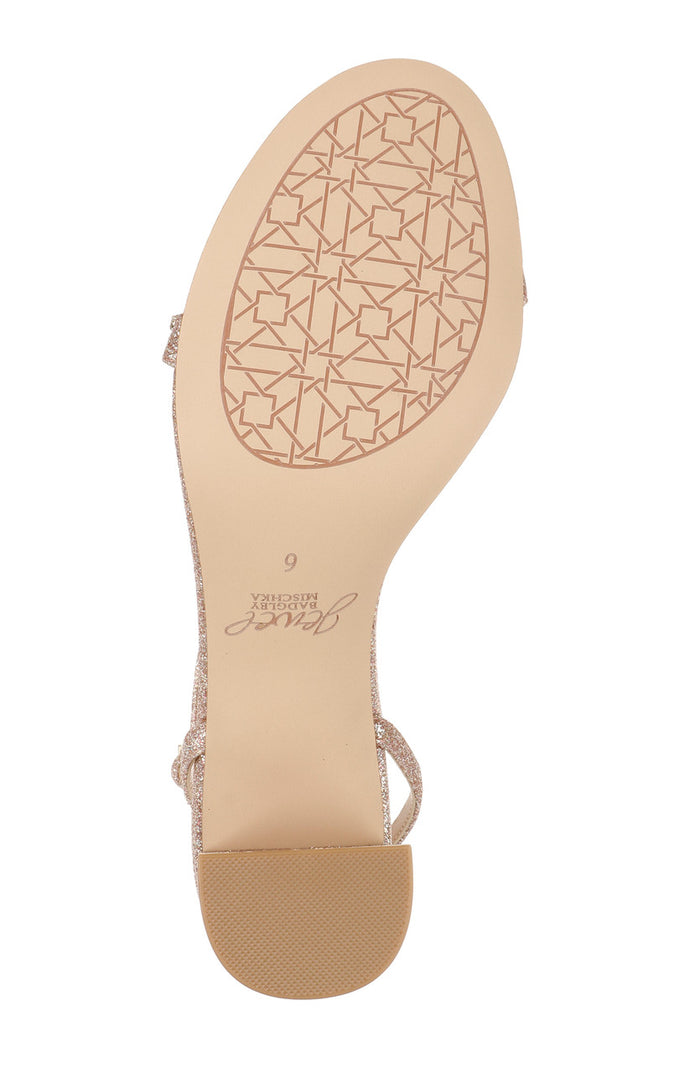 Rosegold | Danni Low Block Heel Sandal