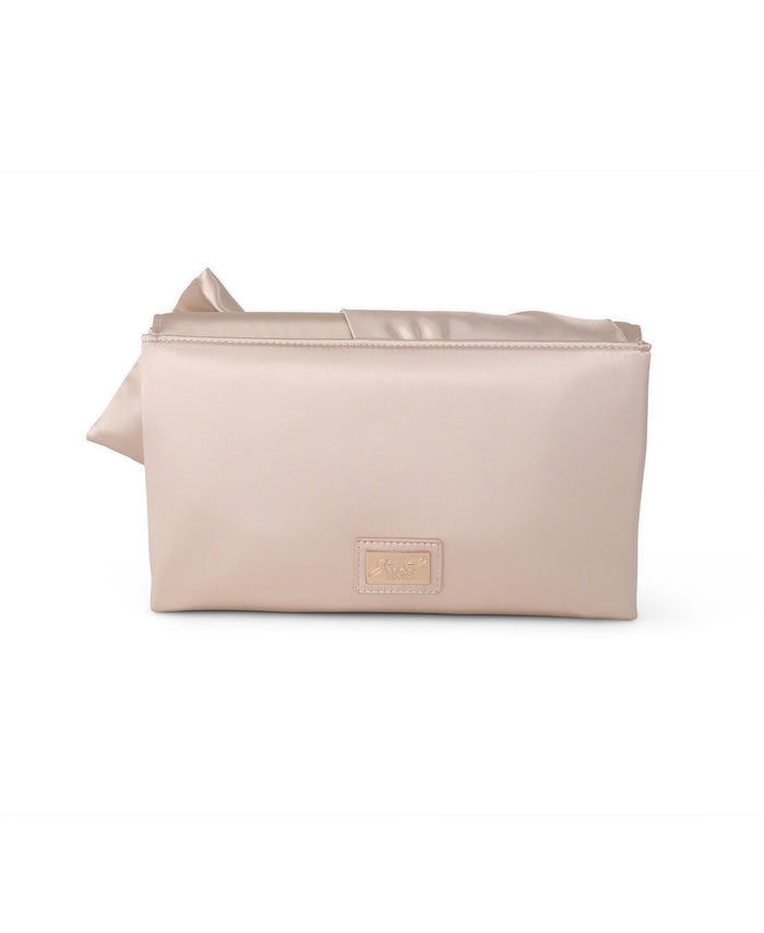 Champagne | Delilah Handtied Bow Envelope Clutch