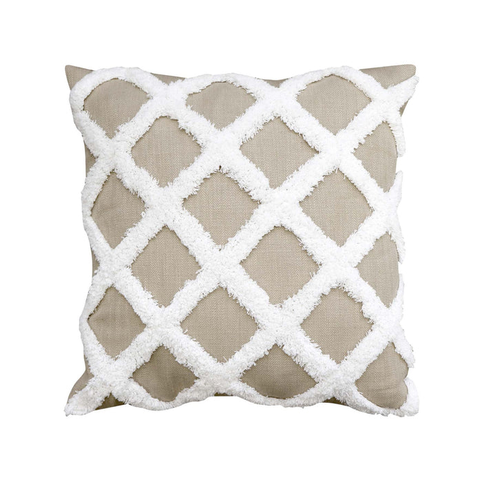 Derby Ochre Check Cushion