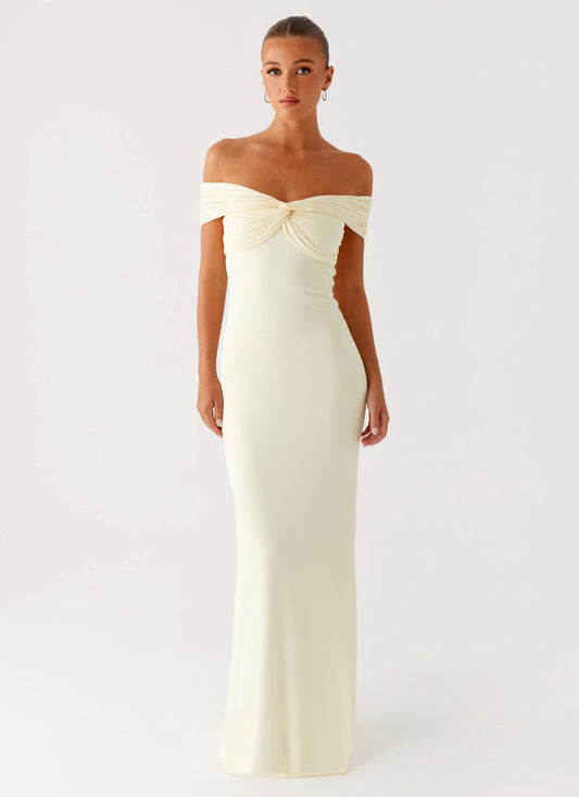 Countless Maxi Dress - Yellow
