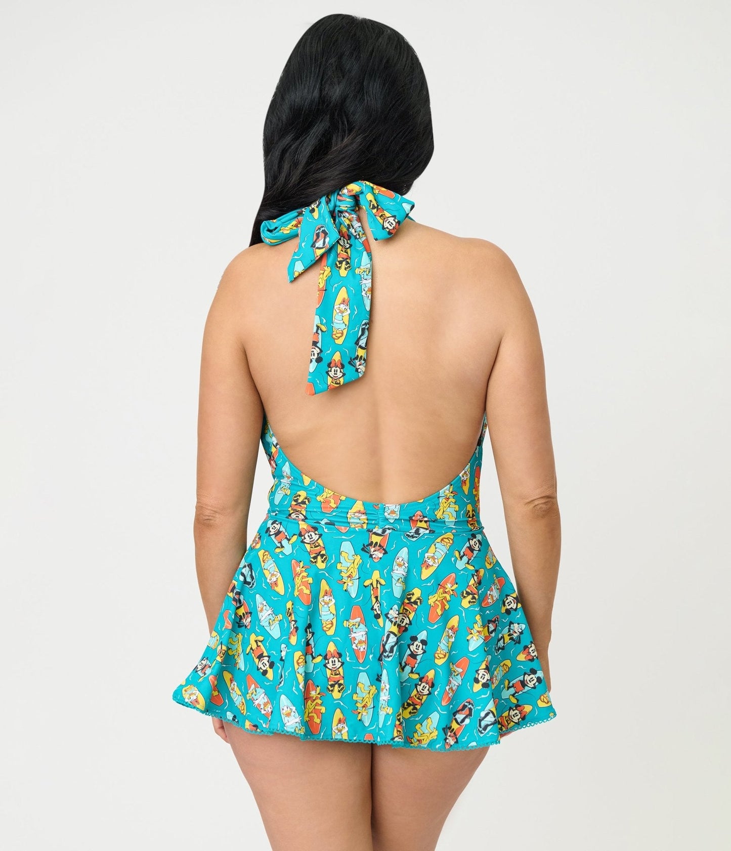 Disney Mickey & Friends Collection by Unique Vintage Surfing Mickey Wendy Swimsuit