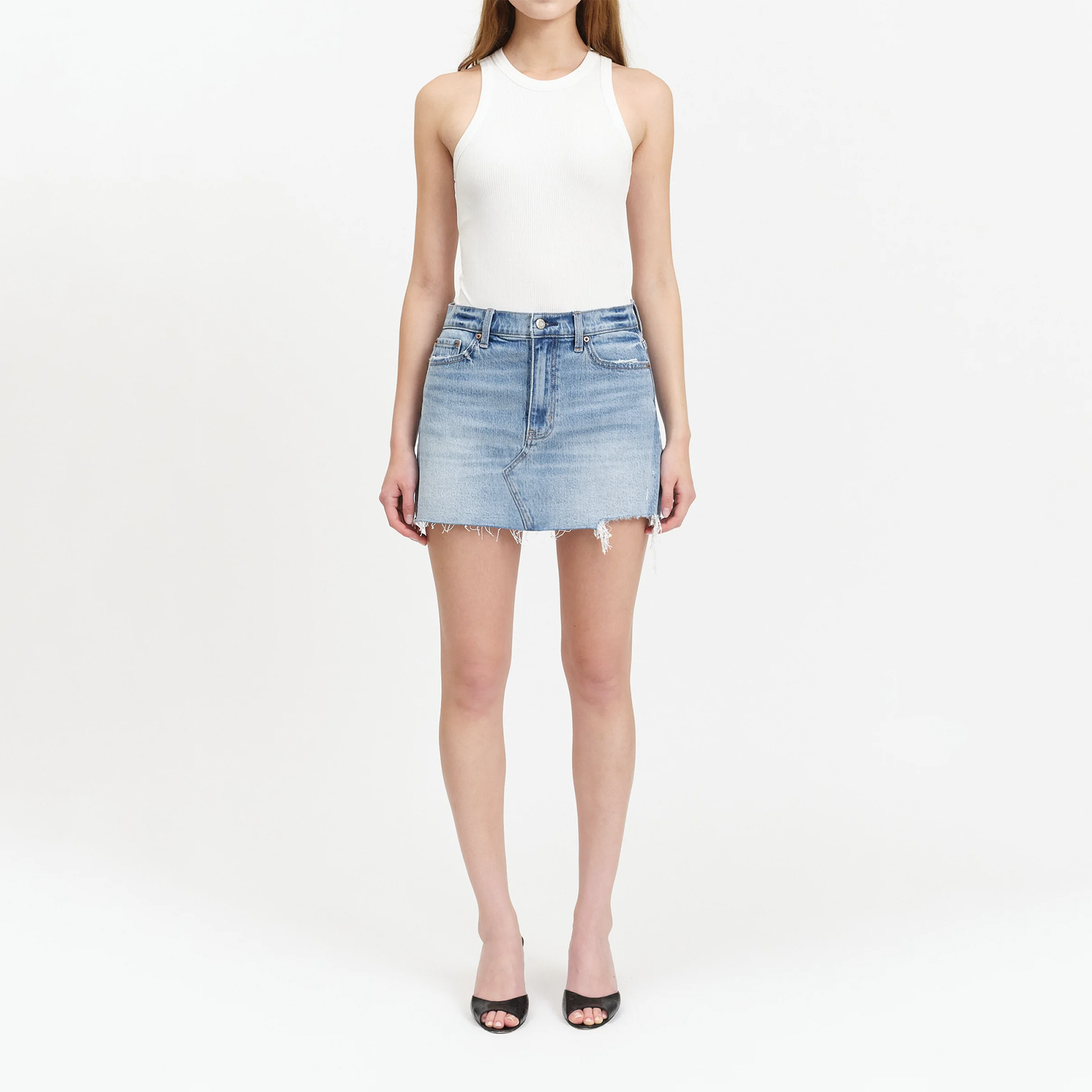 Daze Malibu Denim Mini Skirt