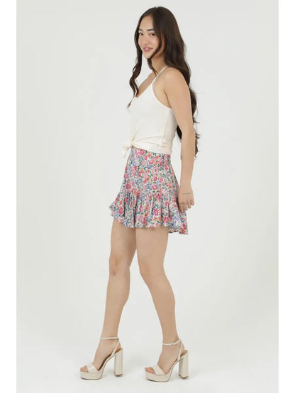 Ruffle Short Skirt