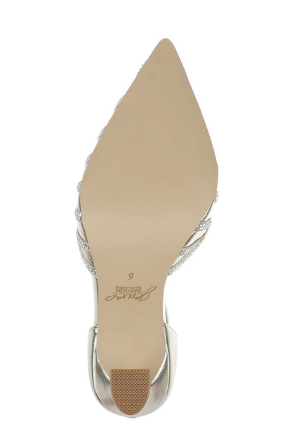 Gold Metallic | Faithlyn d'Orsay T-Strap Pumps Sole