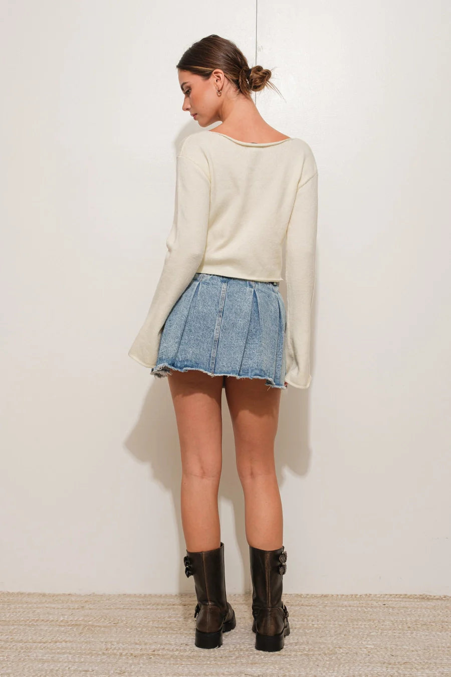 Aria Star Knit Sweater Top