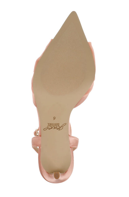 Peach | Federica Ankle Strap Pumps Sole