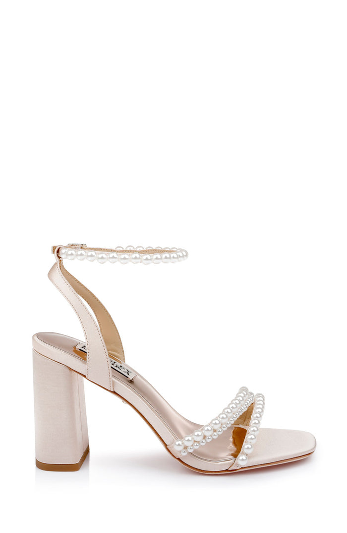 Soft Nude | Feisty Pearl Block Heel
