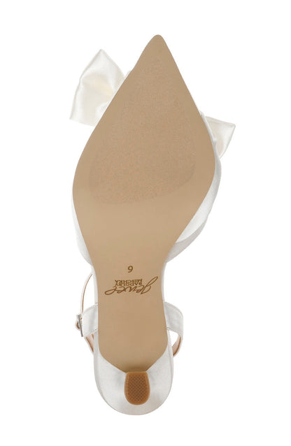 Ivory | Francine Ankle Strap Pumps Sole