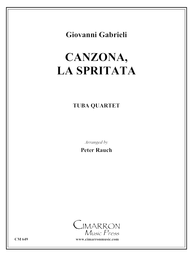 Gabrielli - Canzona, La Spiritata - Tuba Quartet (EETT)
