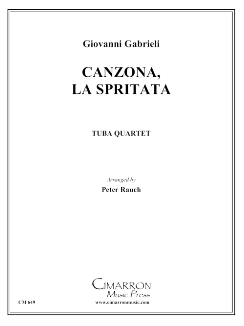 Gabrielli - Canzona, La Spiritata - Tuba Quartet (EETT)