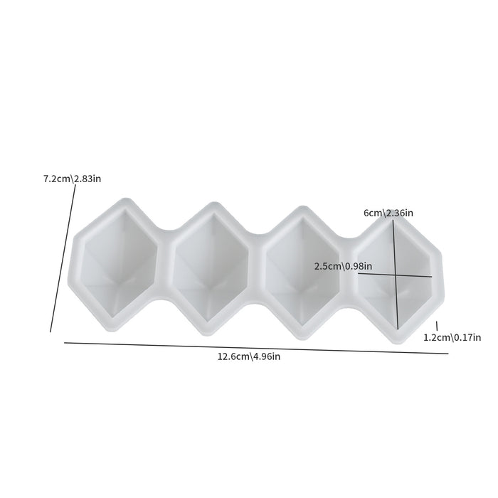 Gemstone Faceted Jewelry Pendant Resin Mold