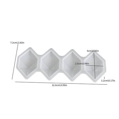Gemstone Faceted Jewelry Pendant Resin Mold