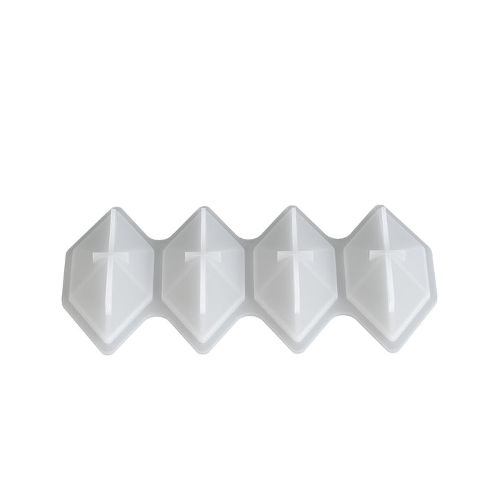 Gemstone Faceted Jewelry Pendant Resin Mold