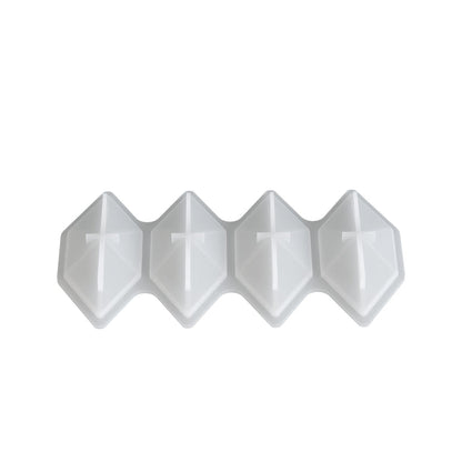 Gemstone Faceted Jewelry Pendant Resin Mold
