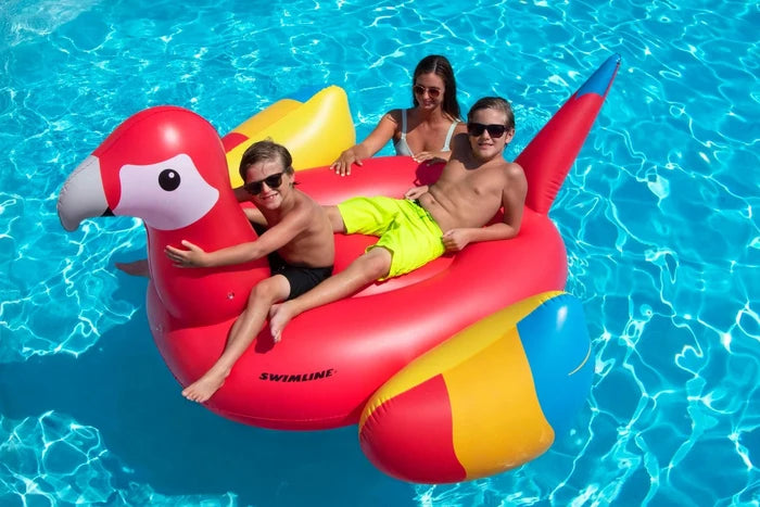 Giant Parrot Pool Float - Great Backyard Place