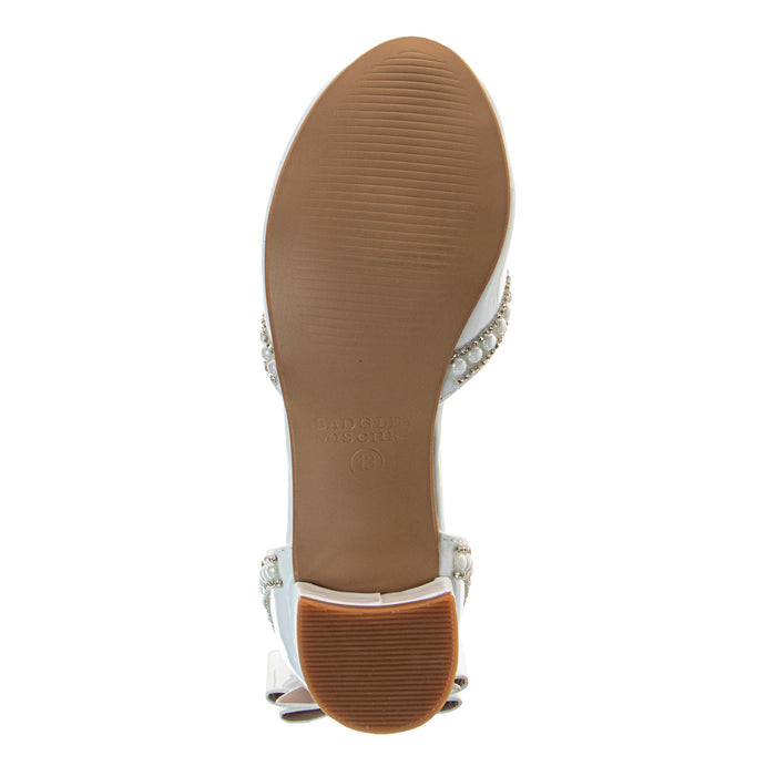 White Patent | Girls' Bow d'Orsay Dress Shoes Sole