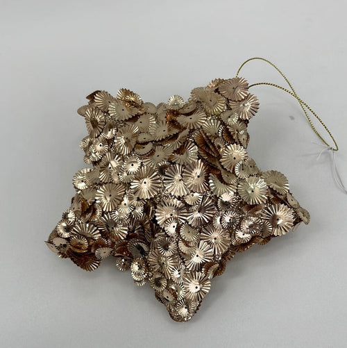 Gold Starfish tree ornament