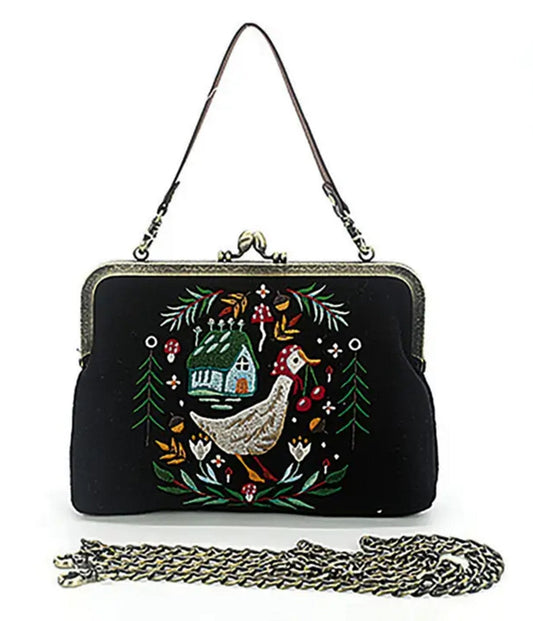 Goose & Cottage Handbag