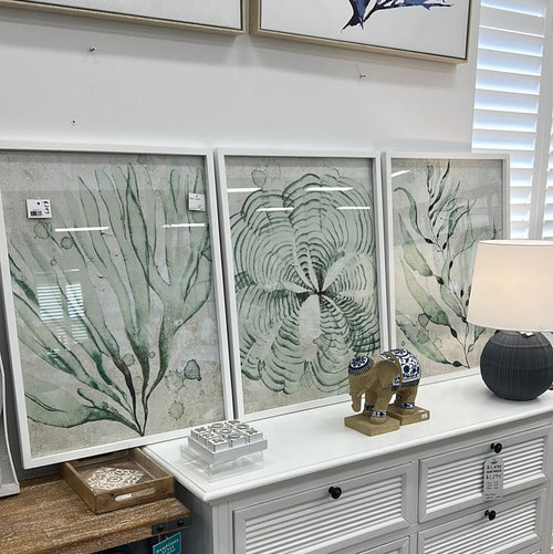 Green Floral Wall Art