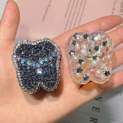 Handmade Diamond A Tooth Storage Jar Resin Molds
