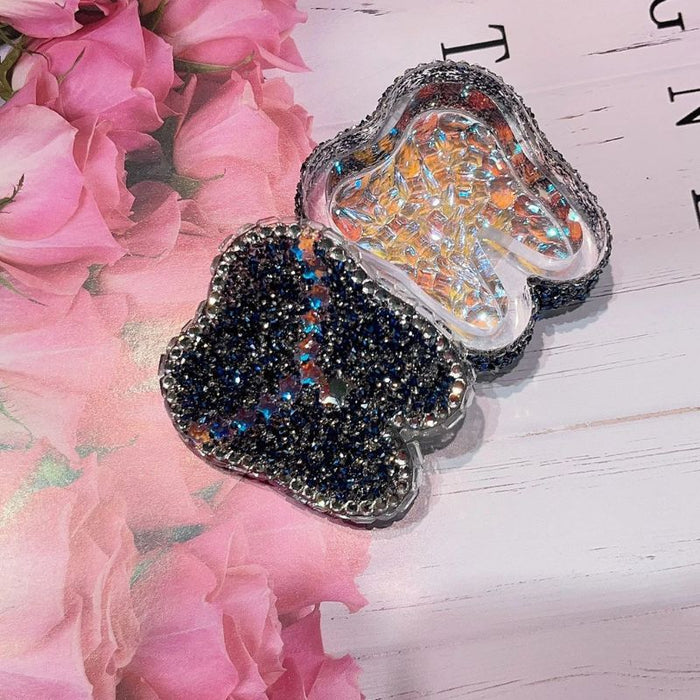 Handmade Diamond A Tooth Storage Jar Resin Molds