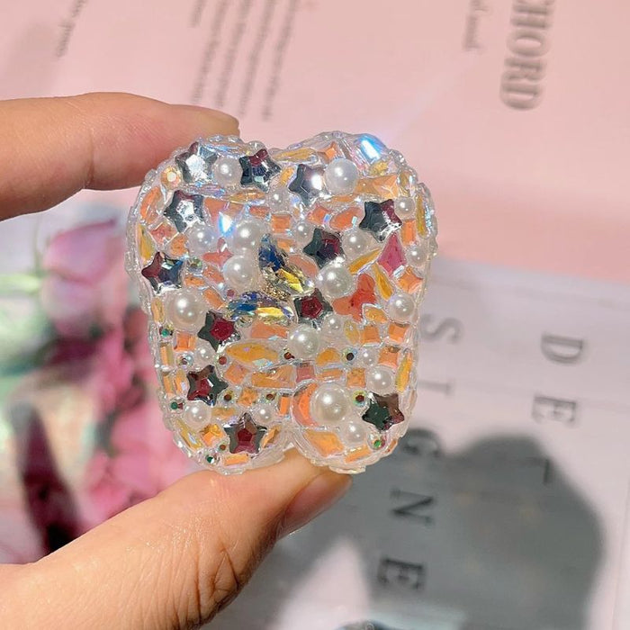 Handmade Diamond A Tooth Storage Jar Resin Molds
