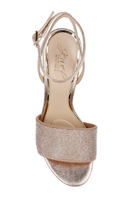 Rosegold | Hattie Block Heel Sandal with Ankle Strap