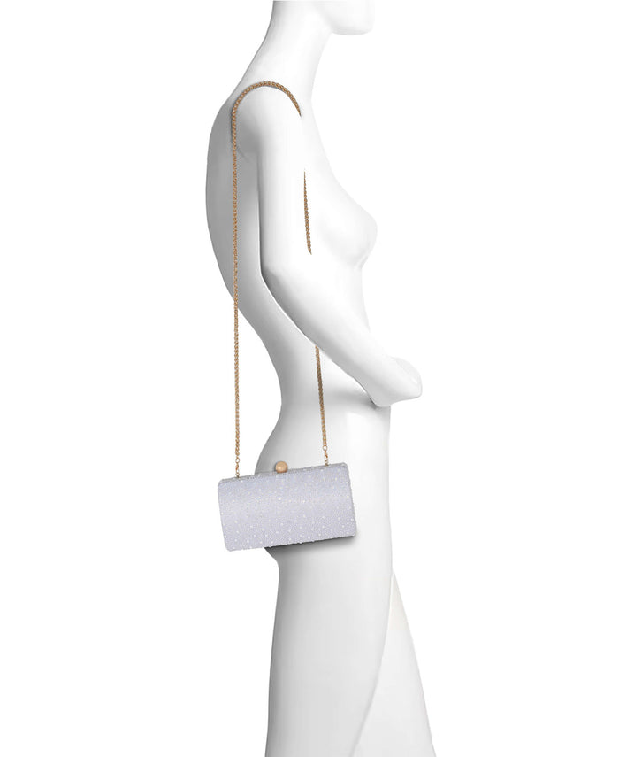 Blue | Heather Opal Crystal Minaudiere Form