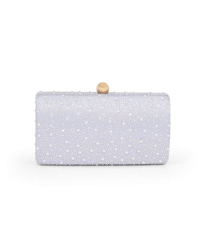 Heather Opal Crystal Minaudiere