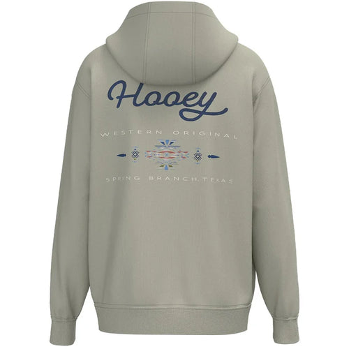Hooey Men's "Peyote" Hoodie in Fog Green