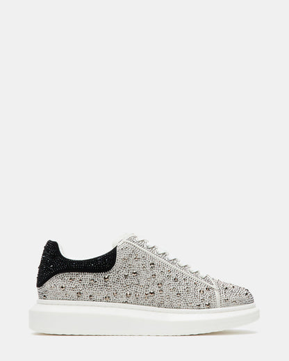 ICEBOX Silver Multi Men's Low-Top Lace-Up Sneaker | Steve Madden