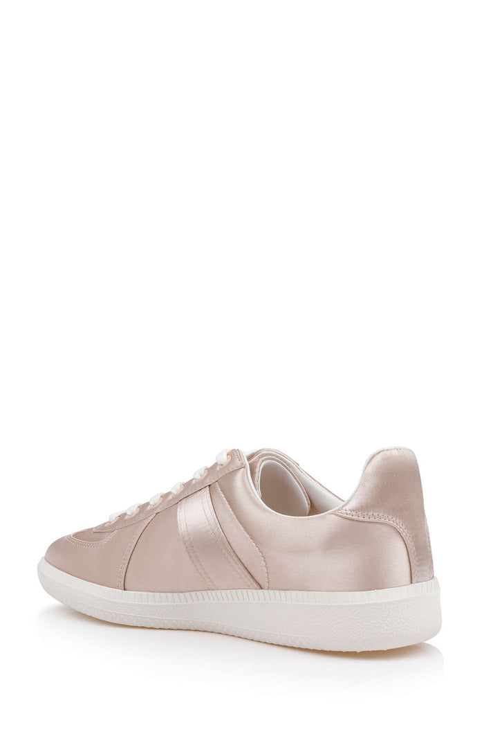 Nude Satin | Imara Satin Sneaker Side
