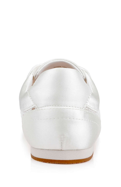 Ivory Lace | Inez Fashion Athletic Sneaker Back