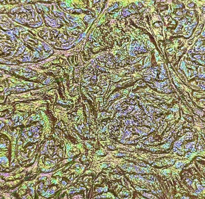 Iridescent Dichroic Film - Laser Gold