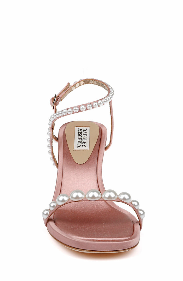 Blush | Jolie Mid Heeled Sandals Front