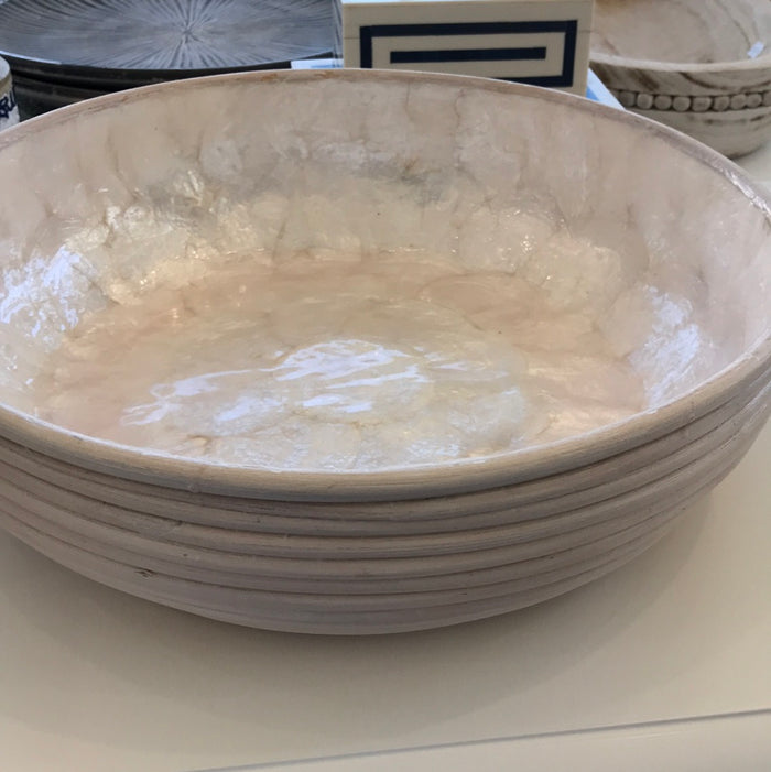 Joop White Capiz Wide Bowl