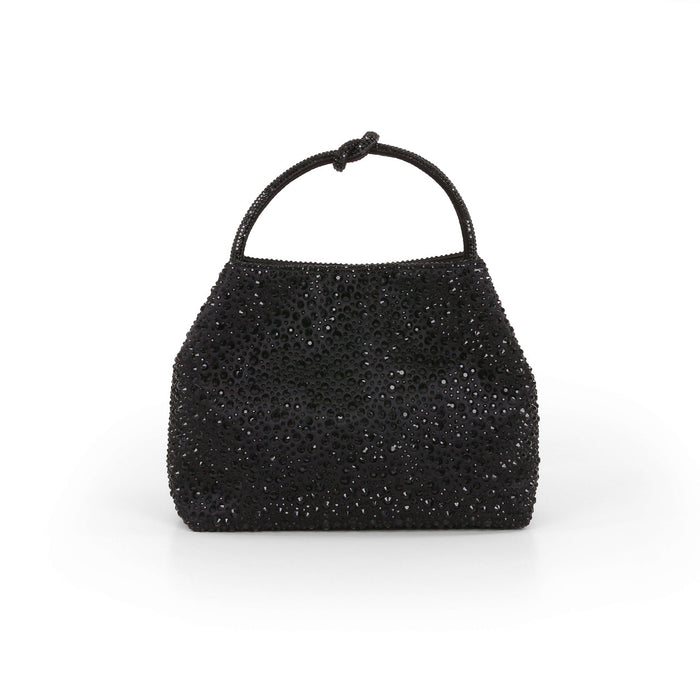 Black | Joy Mini Bucket Handbag Front